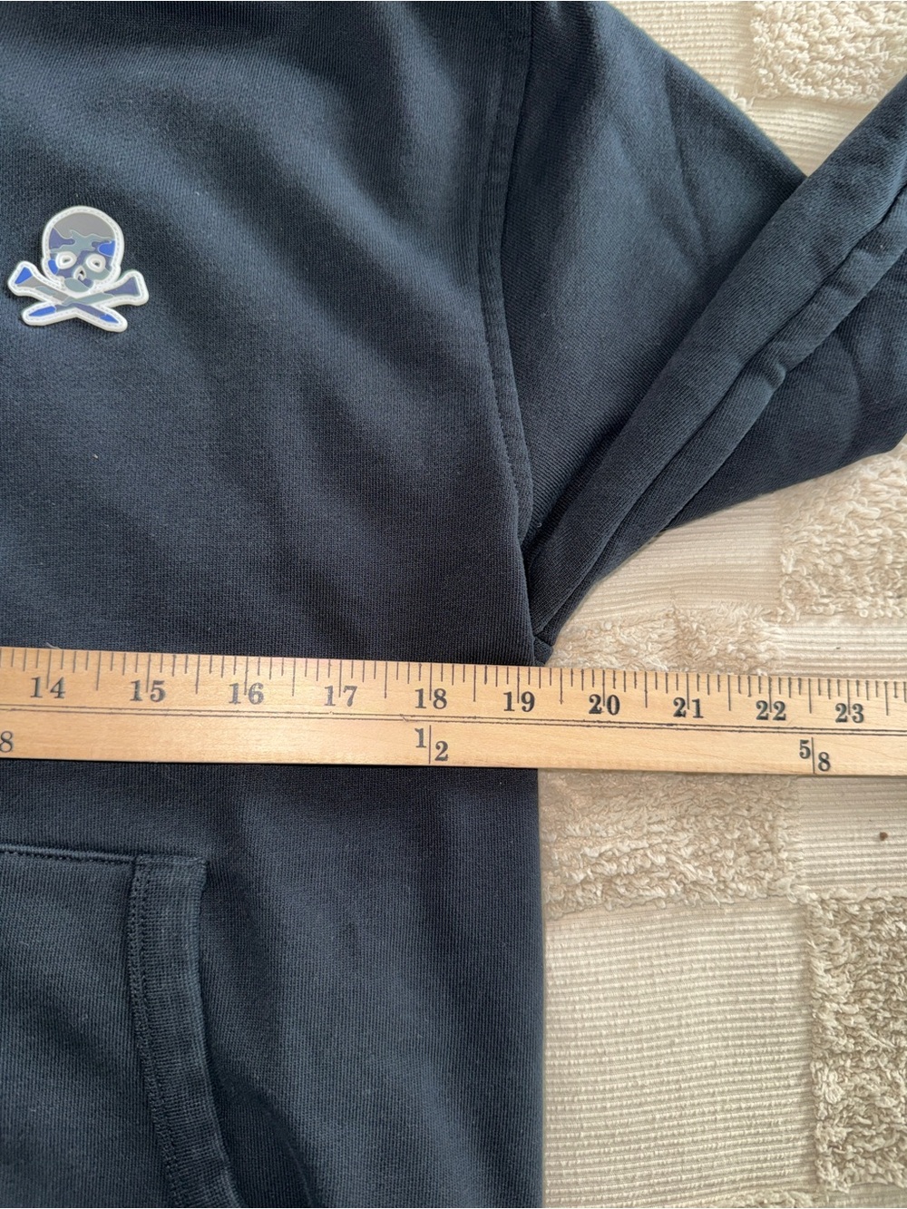 NWOT G/FORE Skull & Ts Full Zip Golf Hoodie size S - Picture 4 of 4